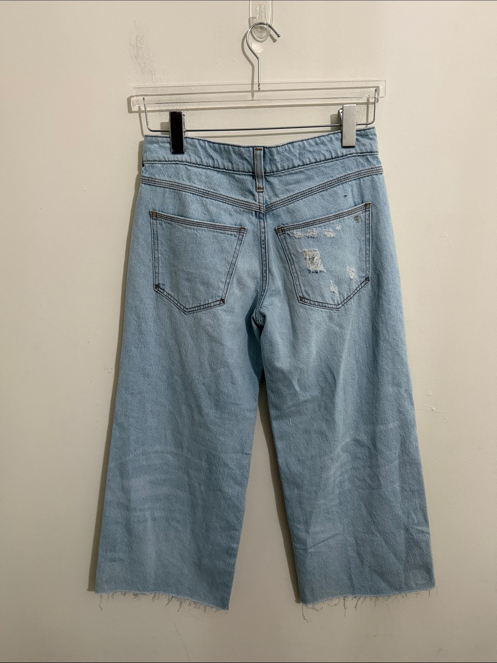 Anthropologie Pilcro Low Rise Wide Leg Distressed Jeans NWT! - Picture 12 of 12